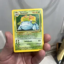 1999 Pokemon TCG Venusaur Holo 15/102 Base Set - Image 1
