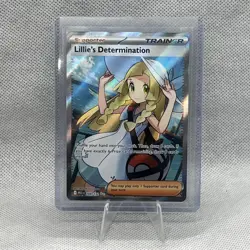 Lillie's Determination 169/132 - Full Art Trainer Mega Evolution- Pokemon TCG NM - Image 1