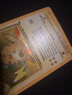 Raichu 14/62 Holo Rare Pokemon 1999 WOTC Fossil Set-MP - Image 5