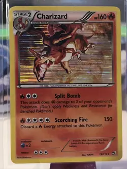 Pokemon TCG Charizard Legendary Treasures 19/113 Holo Holo Rare MP 3 - Image 1