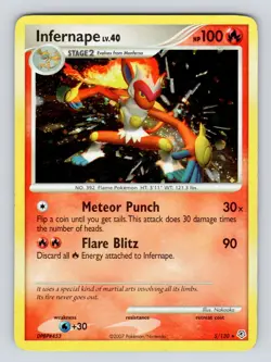 MP Pokemon TCG Infernape Diamond & Pearl 5/130 Holo Holo Rare - Image 1