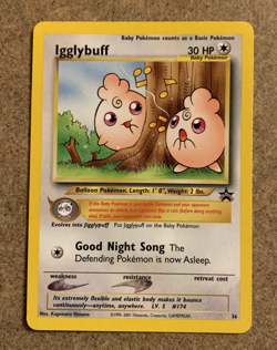 Pokemon - Igglybuff Black Star Promo # 36 NM - Image 1
