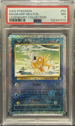 Pokemon Legendary Collection Reverse Holo Magikarp #52/110 PSA 7 NM - Image 1