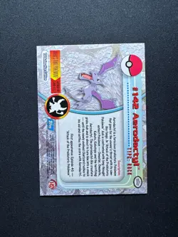2000 Topps Pokemon TV Animation Edition Series 3 Non Holo #142 Aerodactyl - Image 2