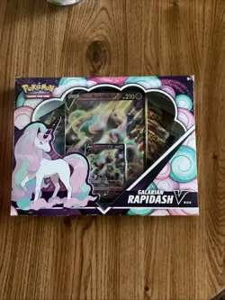 Sword & Shield Pokemon TCG Galarian Rapidash V Box - Factory Sealed - Image 1