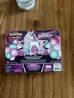 Sword & Shield Pokemon TCG Galarian Rapidash V Box - Factory Sealed - Image 2