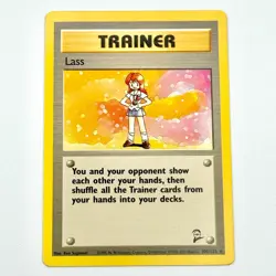 Lass 104/130 Near Mint Base Set 2 Rare Trainer Vintage Pokemon TCG - Image 1