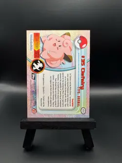 Pokemon Clefairy #35 1999 Topps TV Animation Black Logo LP - Image 2