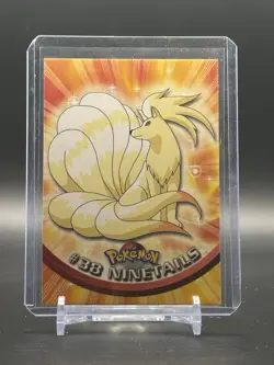 Topps Pokemon Ninetails #38 TV Animation Edition Non Holo Green Logo 1999 NM - Image 1