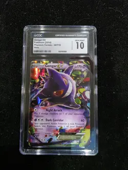 2014 POKEMON PHANTOM FORCES GENGAR EX #34 CGC 10 GEM MINT - Image 1