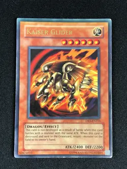 YUGIOH KAISER GLIDER DR1-EN213 ULTRA HP/CREASES - Image 1