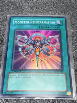 Monster Reincarnation RDS-EN045 Rise of Destiny 1st Edition Light Play - Image 1