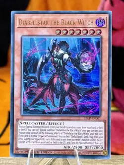 Yu-Gi-Oh! Diabellstar the Black Witch Ultra Rare 1st Edition 25LP-EN001 MINT /NM - Image 1