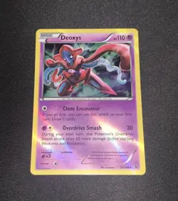 Deoxys 33/108 - LP - Reverse Holo Rare - XY Roaring Skies - Pokemon TCG Card - Image 1