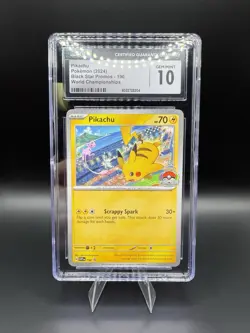 Pikachu 190 Sv: Scarlet & Violet Promo Cards Regular CGC 10 - Image 1