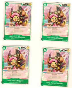 Set Of 4 Tony Tony.Chopper OP13-030 Uncommon One Piece Trading Card - Image 3
