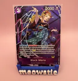 Black Maria (Parallel) OP08-074 Two Legends Foil Pokemon Card - NM/M - Image 1
