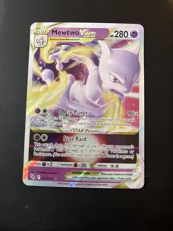 Pokemon TCG Mewtwo VSTAR Holo Ultra Rare Card 031/078 LP Condition - Image 1