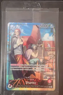 Shanks One Piece PSA Promo Card Sealed OP09-001 Bandai - Image 1