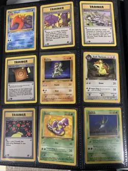 Huge Binder Lot 252 Pokemon WOTC VTG Base Set 1st Edition Full Art EX Jumbo Card - Image 2