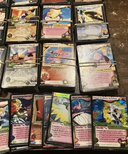 Vintage Lot Of 1535 Dragon Ball Z 2003 Bird Studios Cards 7 Holographics & Uncom - Image 2