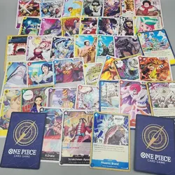 One Piece Cards Lot of 40 Cards Includes Everything Pictured - Image 1