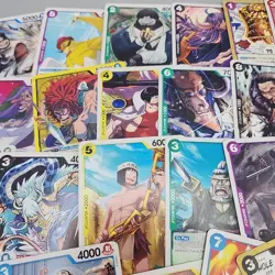 One Piece Cards Lot of 40 Cards Includes Everything Pictured - Image 3
