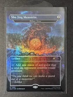 MTG Shu Jing Meteorite Foil R 7062 Secret Lair: Avatar: The Last Airbender Bonus - Image 1