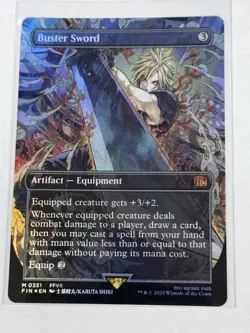 Buster Sword Borderless FINAL FANTASY Foil #351 - Image 1