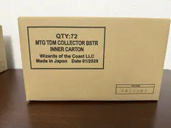 Tarkir Dragonstorm MTG 6x Collector Box Sealed Case - Image 1
