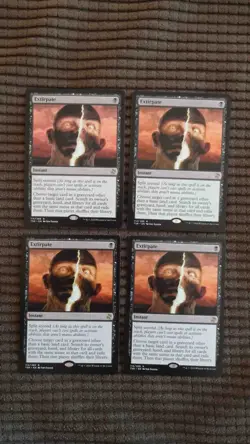 Magic: the Gathering / MtG Extirpate x4 Time Spiral Remastered - Image 1