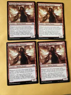 4x MTG Dragon's Rage Channeler - Modern Horizons 2 (MH2) Moderately Played - Image 1