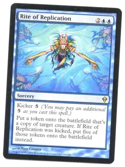 Rite of Replication - Zendikar Set - Magic the Gathering - MP Condition-wg8u - Image 1