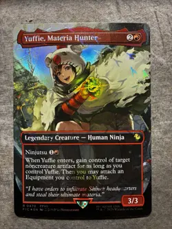 Yuffie, Materia Hunter 0571 (Borderless) (Chocobo Track Foil) Final Fantasy - Image 1