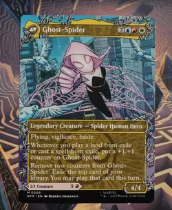 Gwen Stacy (0209) (Borderless) Marvel's Spider-Man Regular MTG NM - Image 2