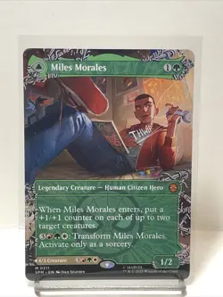 Miles Morales (Non-foil) [Borderless] Marvel's Spider-Man 0211 Mythic MTG - Image 1