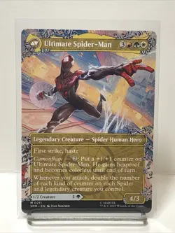 Miles Morales (Non-foil) [Borderless] Marvel's Spider-Man 0211 Mythic MTG - Image 2