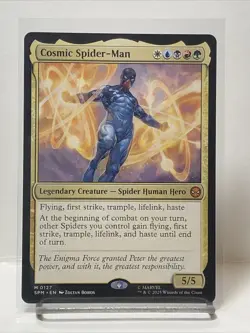 Cosmic Spider-Man (Non-foil) Marvel's Spider-Man 0127 Mythic MTG - Image 1
