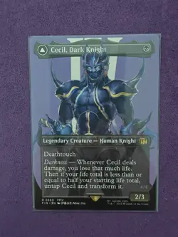 MTG Cecil, Dark Knight (Borderless) Final Fantasy #0380 FIN - Image 1