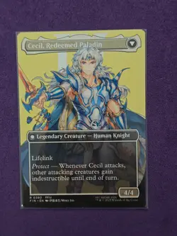 MTG Cecil, Dark Knight (Borderless) Final Fantasy #0380 FIN - Image 2