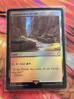 Sunscorched Divide PIP NM MTG Foil Fallout - Image 1