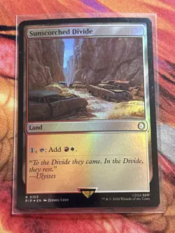 Sunscorched Divide PIP NM MTG Foil Fallout - Image 2
