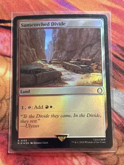 Sunscorched Divide PIP NM MTG Foil Fallout - Image 4
