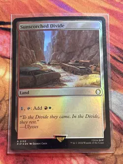Sunscorched Divide PIP NM MTG Foil Fallout - Image 5