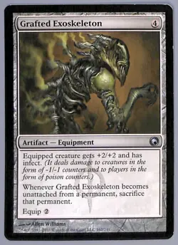Grafted Exoskeleton - 162 - Scars of Mirrodin (SOM) MTG - Image 1