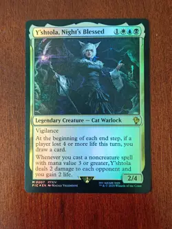 x1 Y'shtola, Night's Blessed - Foil M MTG Commander: Final Fantasy M/NM, English - Image 1