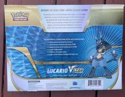 Pokemon TCG Lucario VStar Special Collection Box Fusion Strike Lost Origin Packs - Image 2