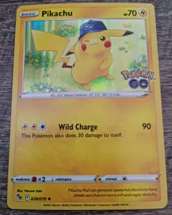 Pokemon Go Pikachu Promo Card 028/078 GameStop - Image 2
