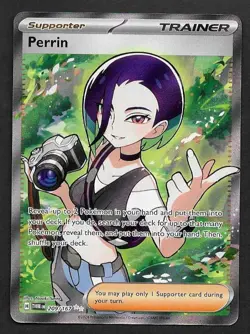 Pokemon TCG - Twilight Masquerade - Perrin Full Art - 209/167 NM - Image 1
