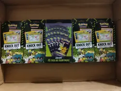 4 Pokemon Knockout Collection Boxes/ 1 Trick Or Trade Box Sealed - Image 1